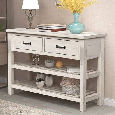 Solid Wood Console Table M346756