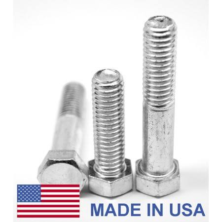 1 inch-8 x 4 inch Coarse Thread Grade 5 Hex Cap Screw, Medium Carbon Steel Zinc Plated, Pk 35 Y805474