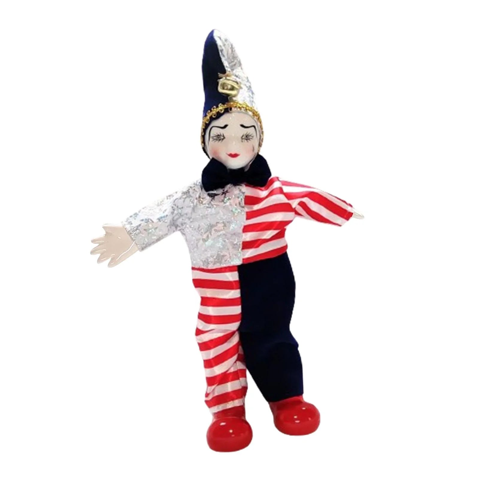 9.84'' Movable Joint Jester Doll K53393