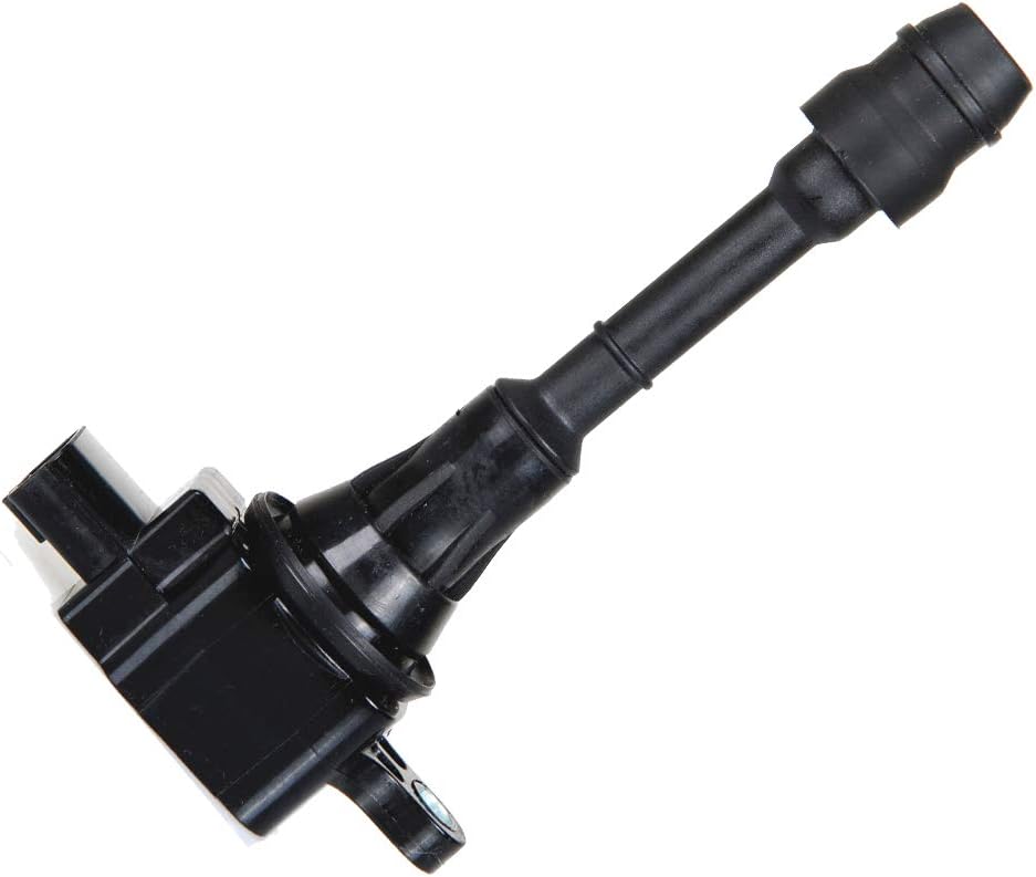 Set of 4 Platinum Spark Plug and 4 Ignition Coil Pack Compatible with Nissan 2.5L DOHC V77511