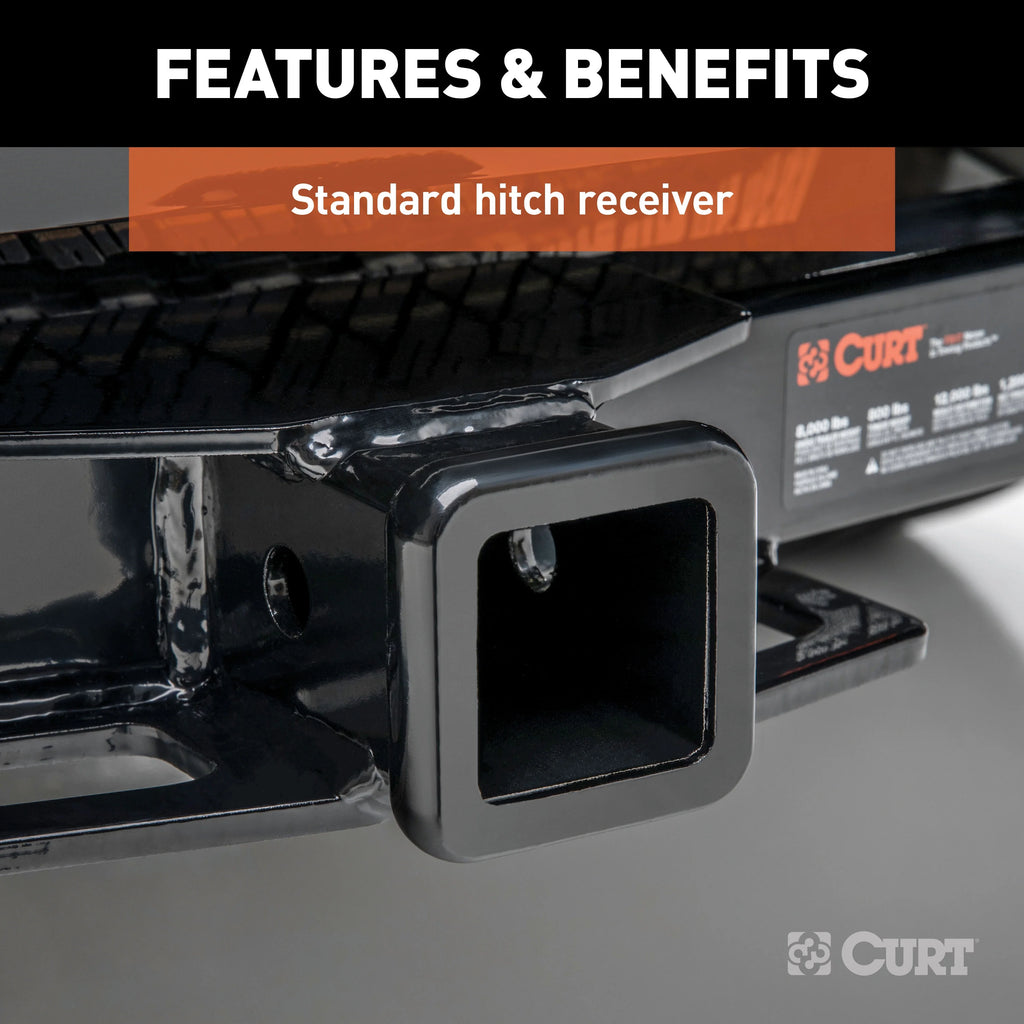 Step Bumper Hitch Receiver, 2-Inch, 5,000 lbs. J70116
