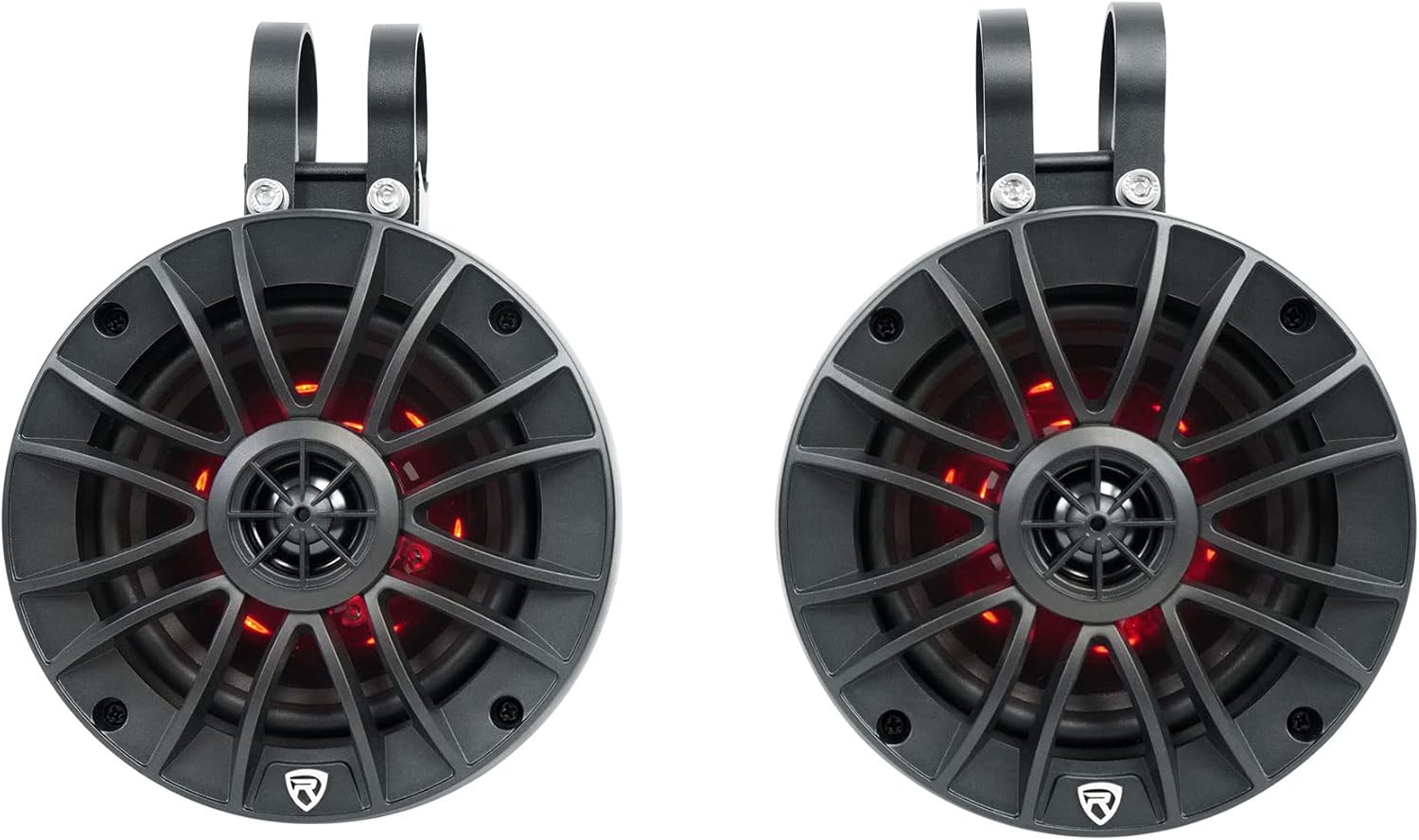 5.25" Powered Marine Bluetooth LED Tower Speakers R8158