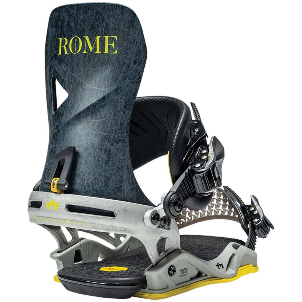 Grey Snowboard Bindings F176