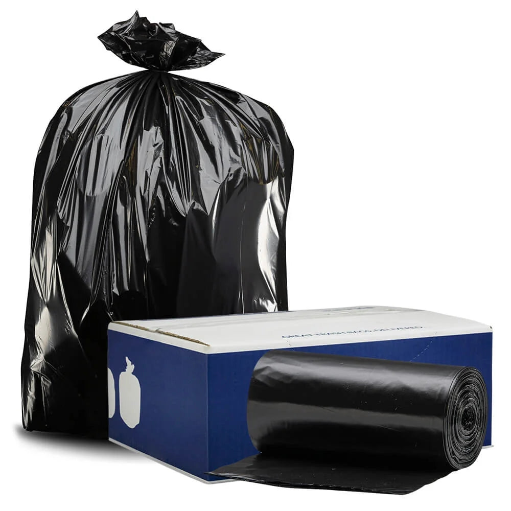 Black 95 Gallon Trash Bag, 50 Count A45799