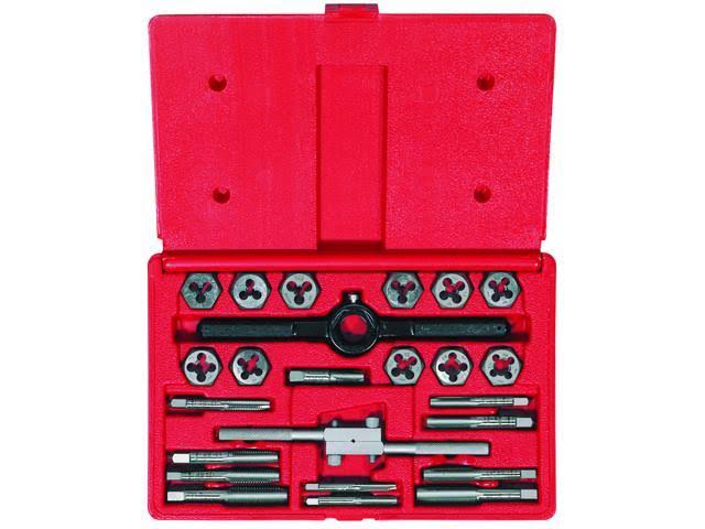 24 Piece Fractional Tap & Hex Die Set E34781