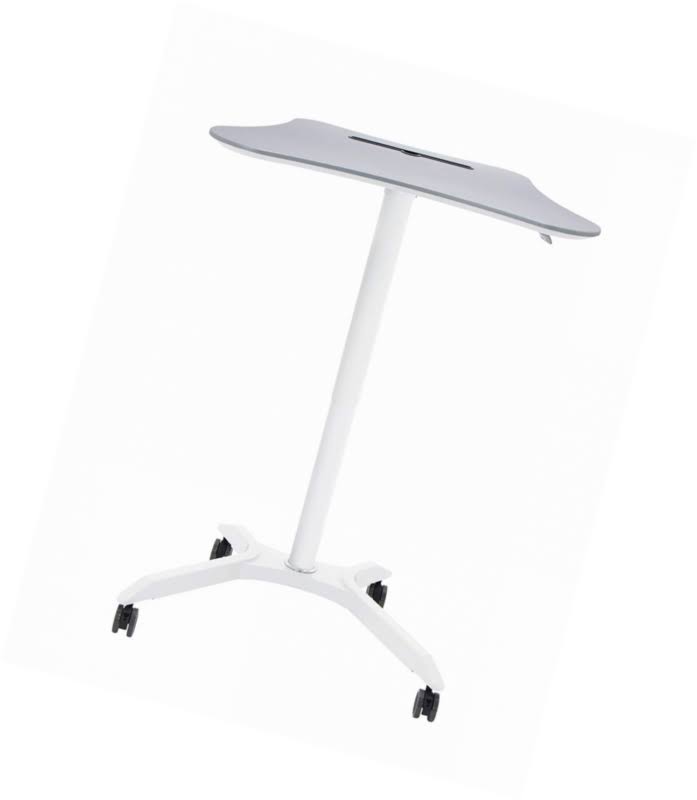 Height Adjustable Cart White Silver M2893