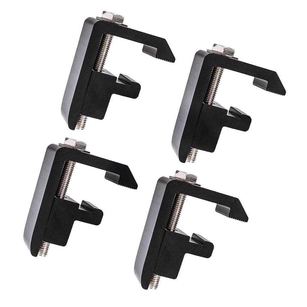 4 Pieces Water Resistant Metal Mounting Clamps for Camper Shell G123423