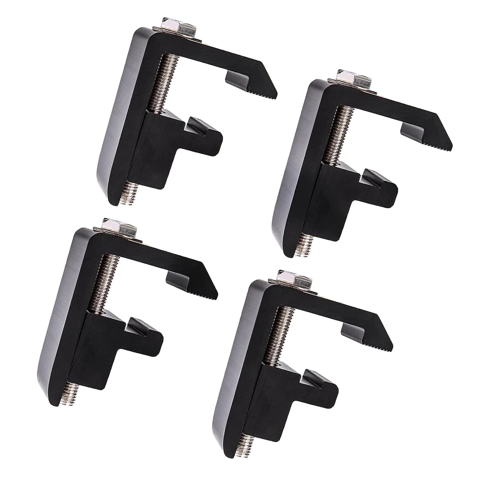 4 Pieces Water Resistant Metal Mounting Clamps for Camper Shell G123423