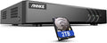 5MP 16 Channel Security Video Recorder with 2TB Hard Drive, Hybrid DVR N6229