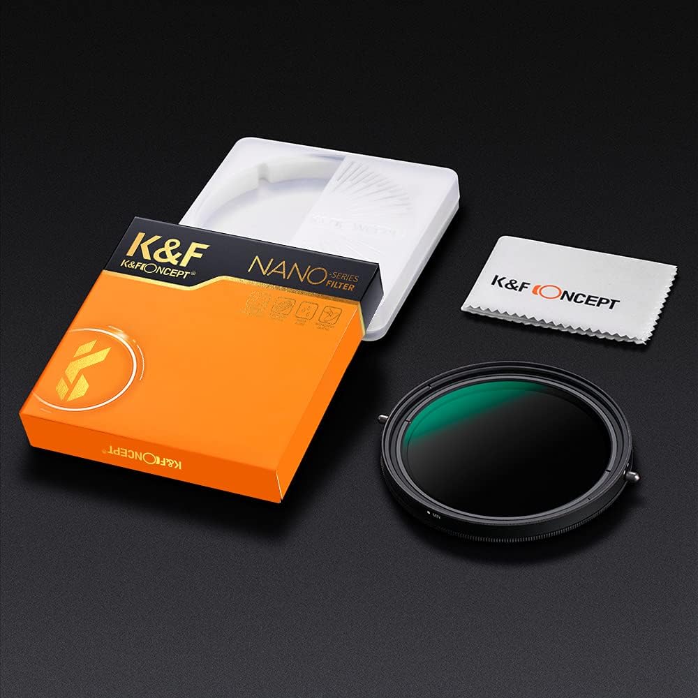 72mm Variable Fader ND2-ND32 ND Filter and CPL Circular Polarizing Filter 2 in 1 Pack of 2 U9065
