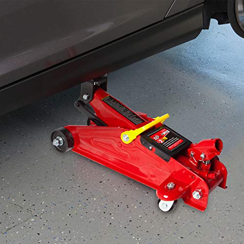 1.5 Ton Hydraulic Trolley Floor Jack with Carrying Case, Black N229494