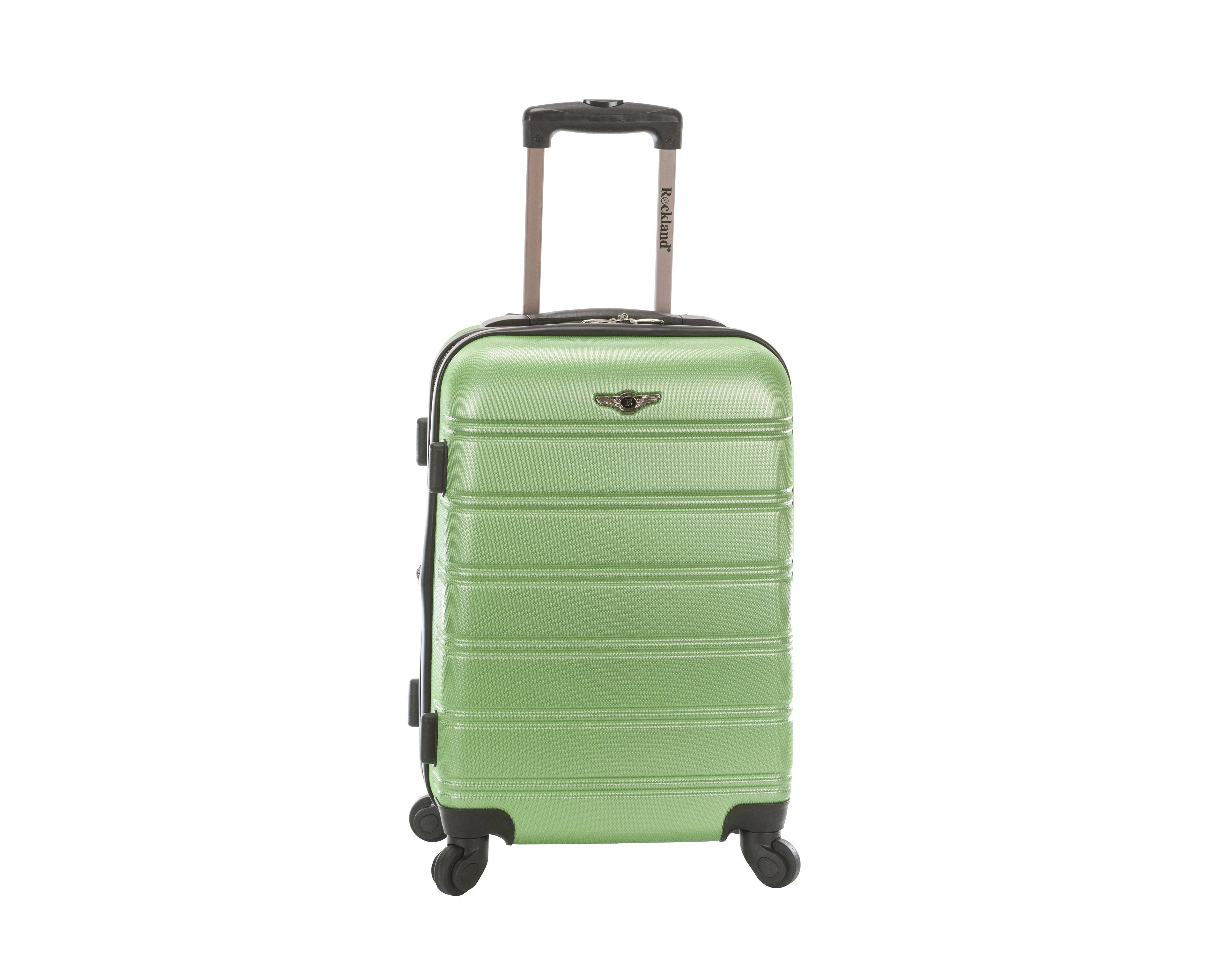 Green Expandable ABS Carry On V996