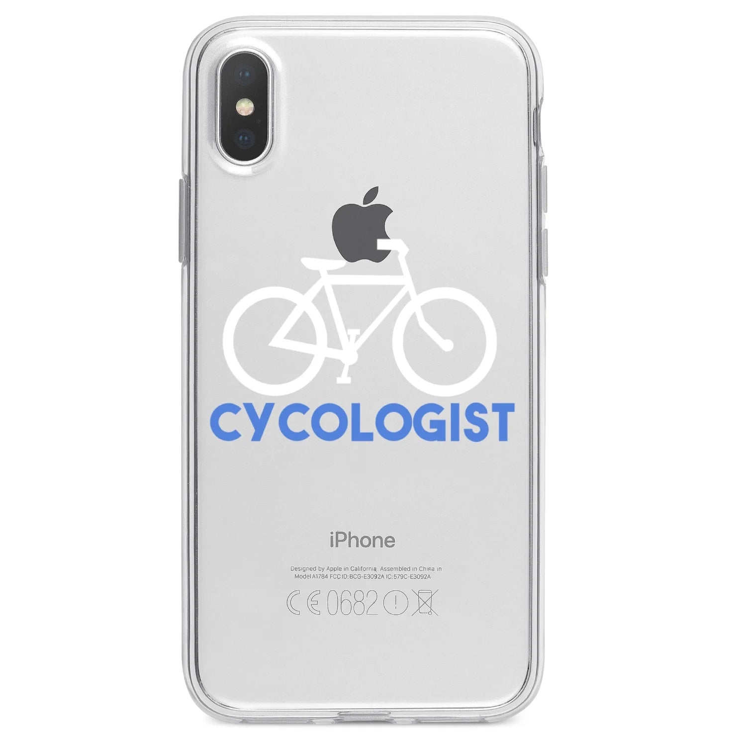 Clear Shockproof Hybrid Case for iPhone X / XS with TPU Bumper Acrylic Back Tempered Glass Screen Protector O8863