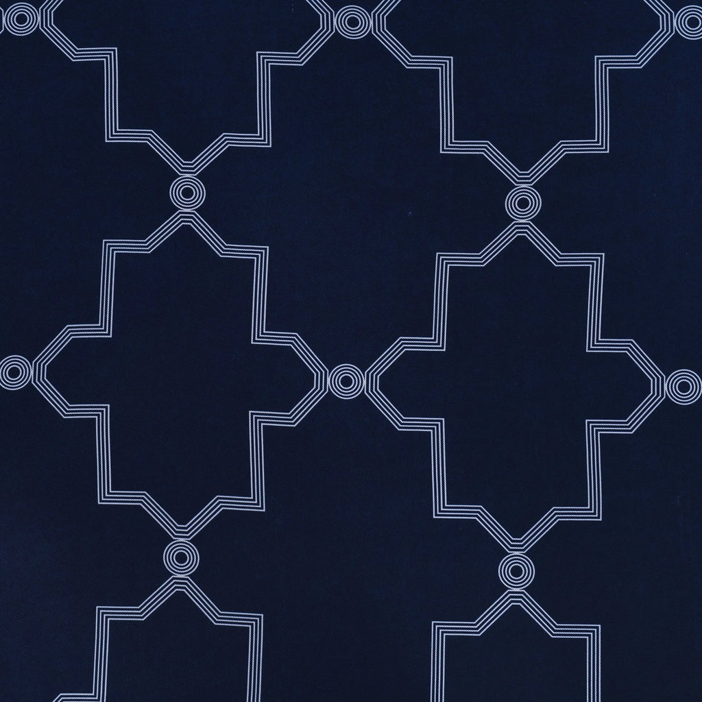 Navy Blue Blackout Grommet Curtain Set Of 2 J105508