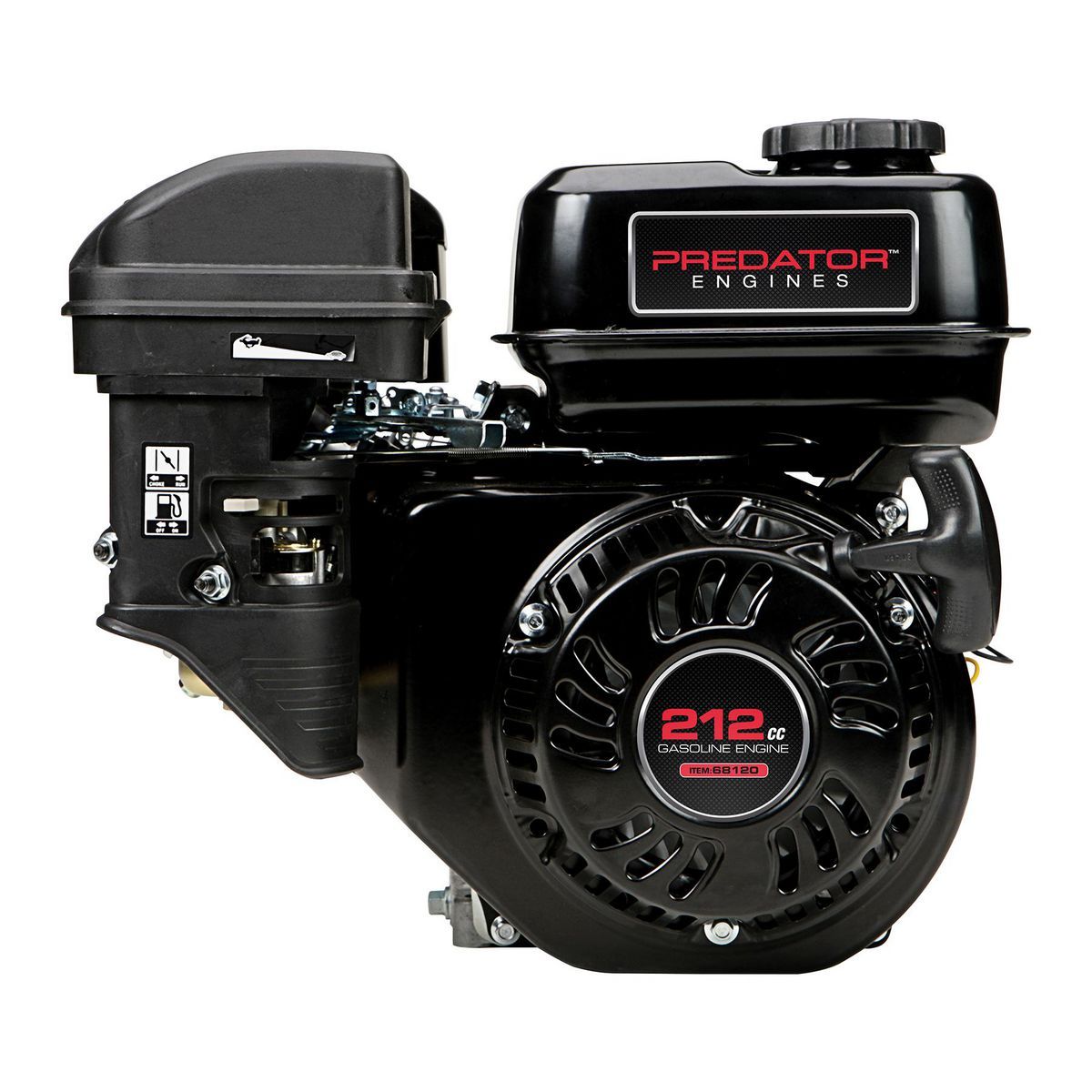 6.5 HP 212cc OHV Horizontal-Shaft Gas Engine U624641