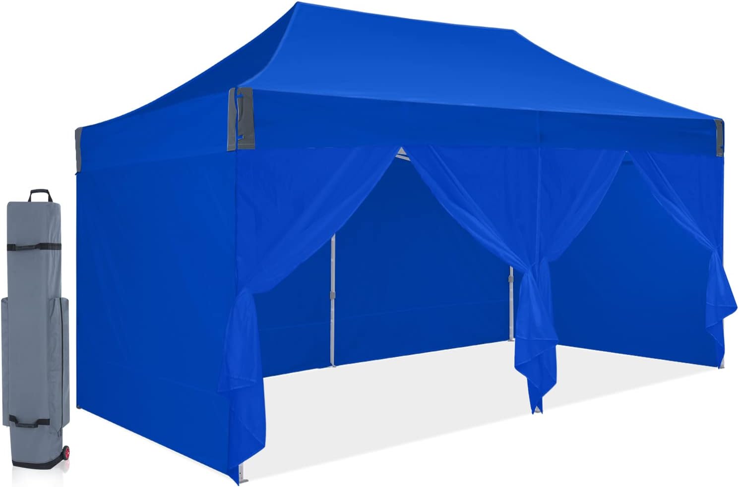 10'x20' Enclosed Instant Pop Up Canopy Tent with Removable Sides Walls K8380