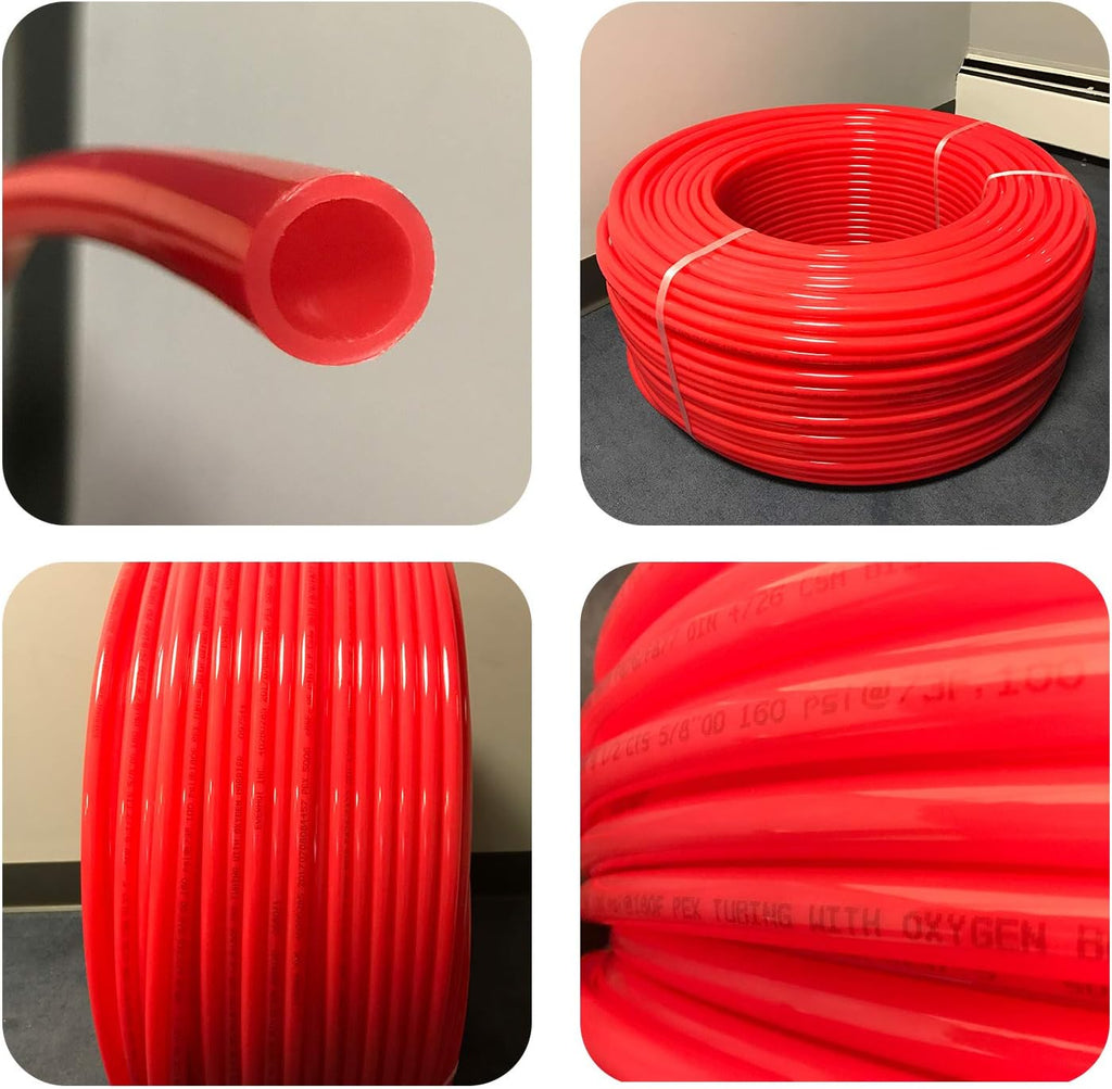 1/2 Inch X 300 Ft Red Non-Barrier Pex Tube Coil L210