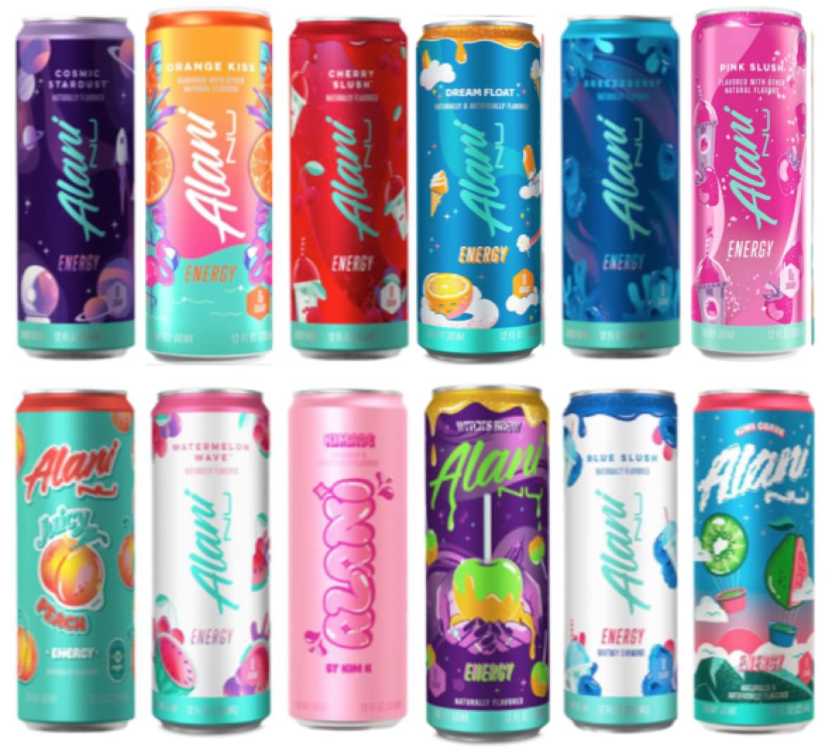 12 Cans Assorted Variety Pack Energy Drink P882