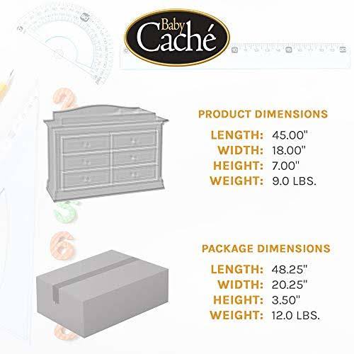 Glazed White Changing Topper Z1169