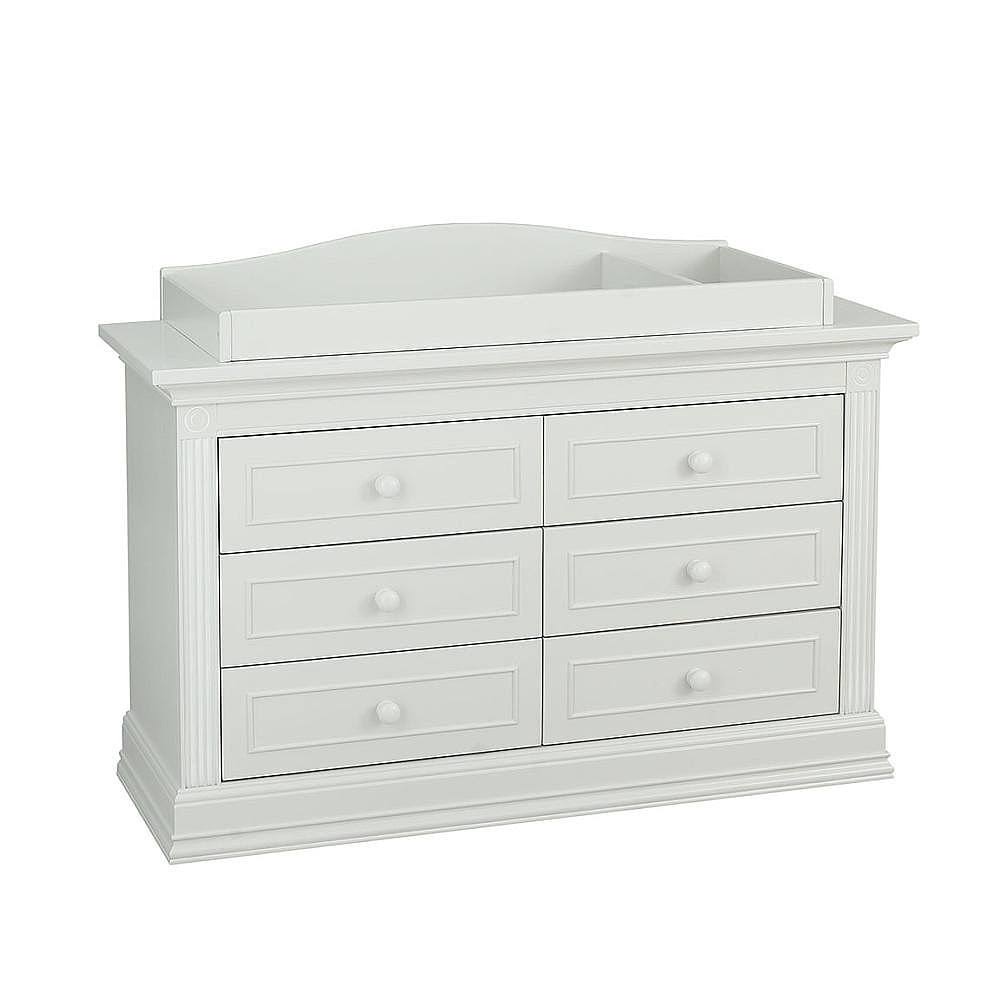 Glazed White Changing Topper Z1169