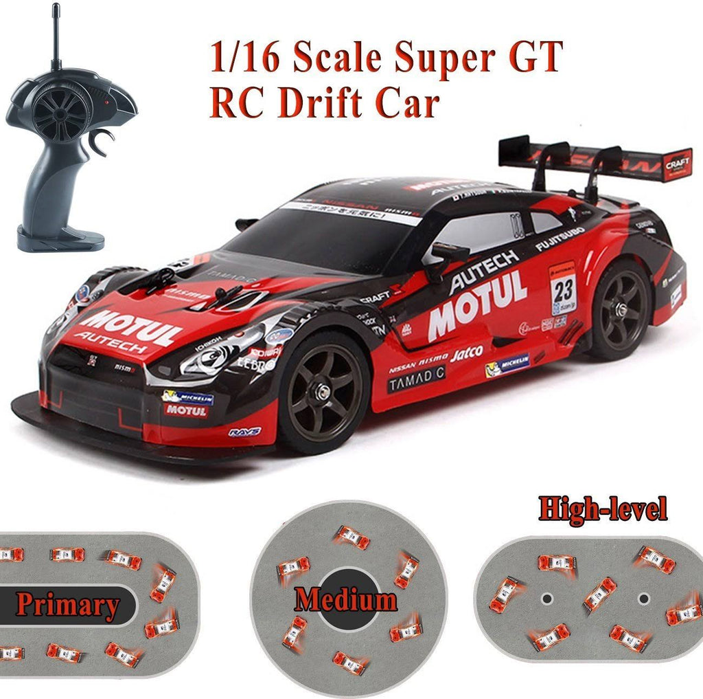 1/16 4WD RC Drift Car with 6 Battery and Drift Tire A815778
