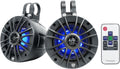 5.25" Powered Marine Bluetooth LED Tower Speakers R8158