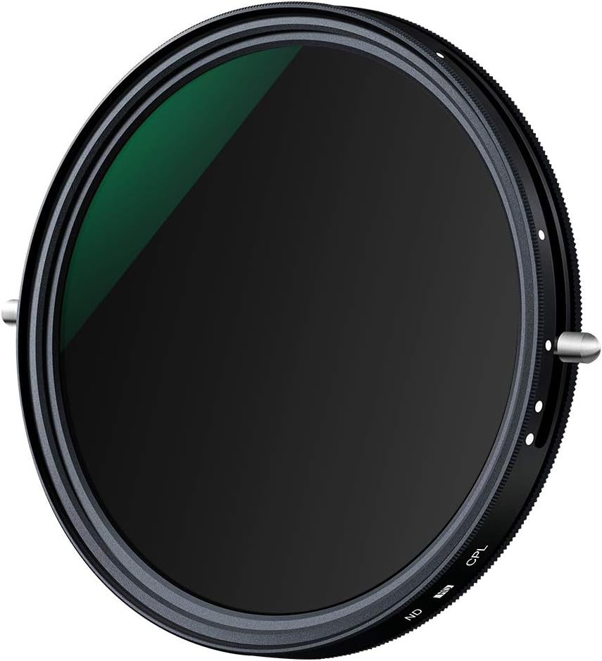 72mm Variable Fader ND2-ND32 ND Filter and CPL Circular Polarizing Filter 2 in 1 Pack of 2 U9065