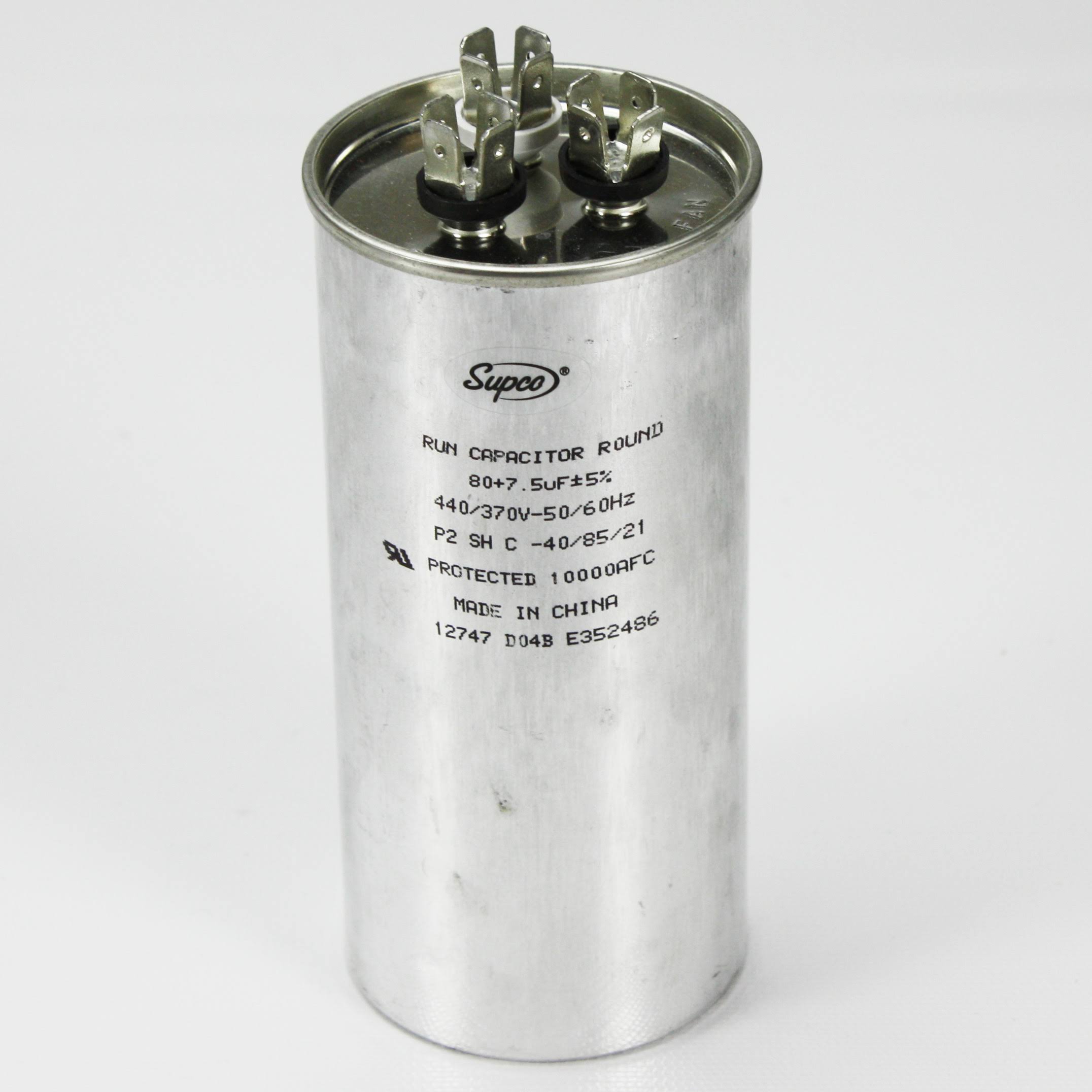 Round Dual Run Capacitor L91038