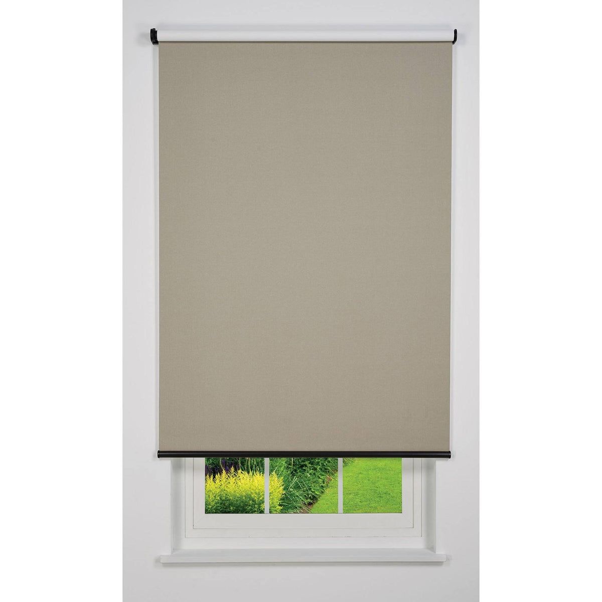 Taupe 51 W x 66 H Cordless Blackout Roller Shade D1740