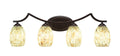 Four Light Bath Bar Dark Granite Z9453