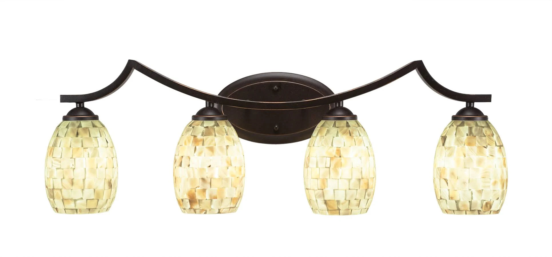 Four Light Bath Bar Dark Granite Z9453