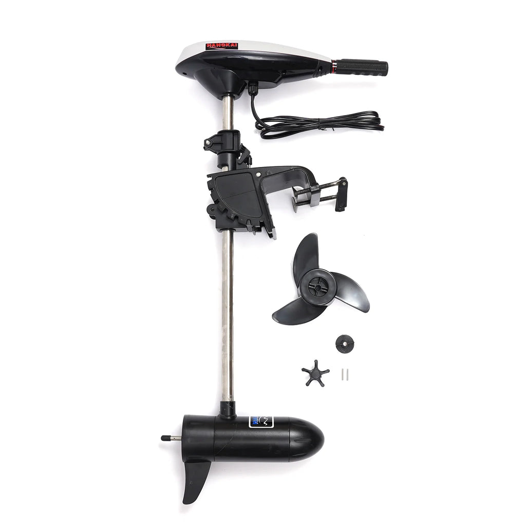 Electric Trolling Motor 45LBS Thrust 12V Boat Motor with Retractable Handle Q982578