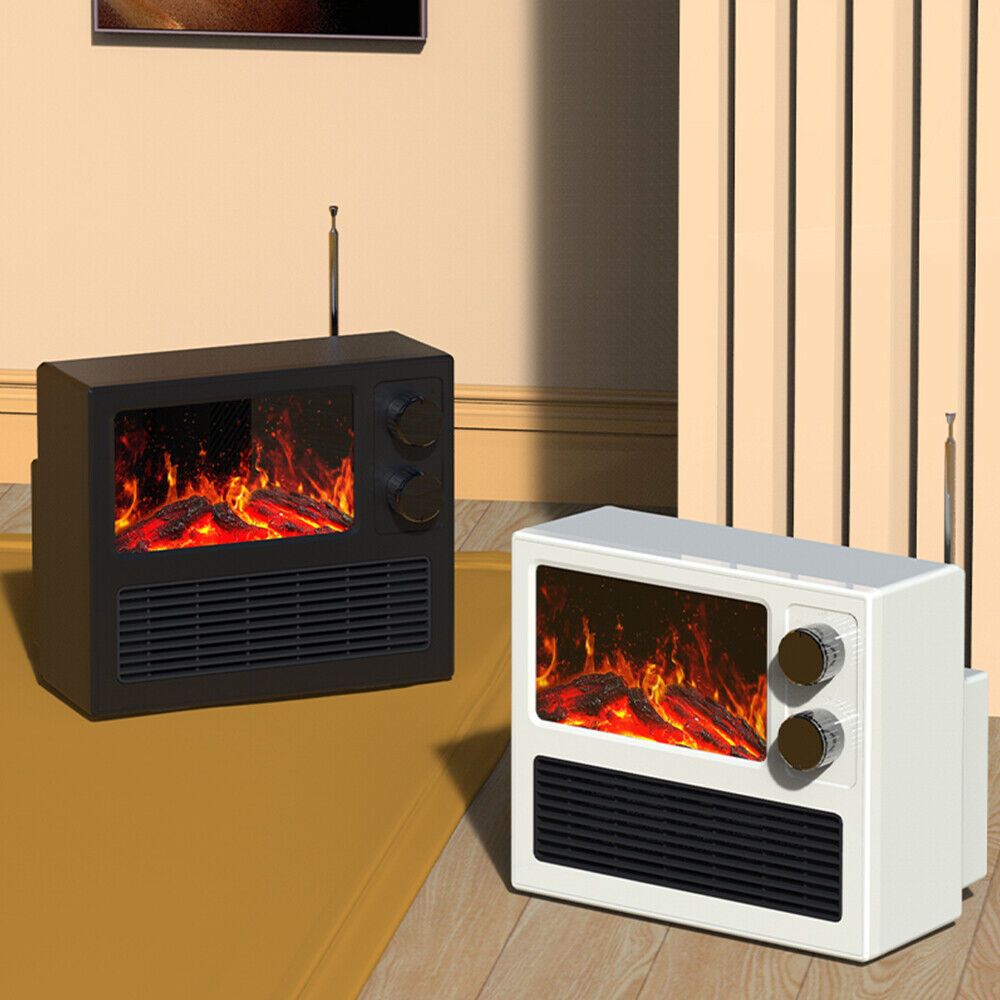 1000W Electric Fireplace Heater with 3D Flame N18831