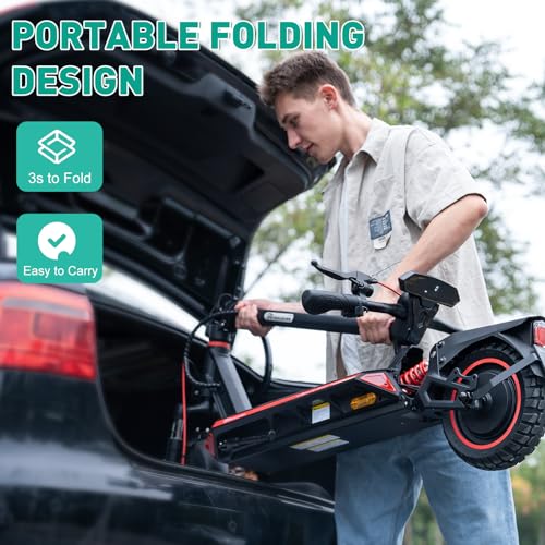 800W Electric Scooter with 10'' Honeycomb Solid Tires X9013