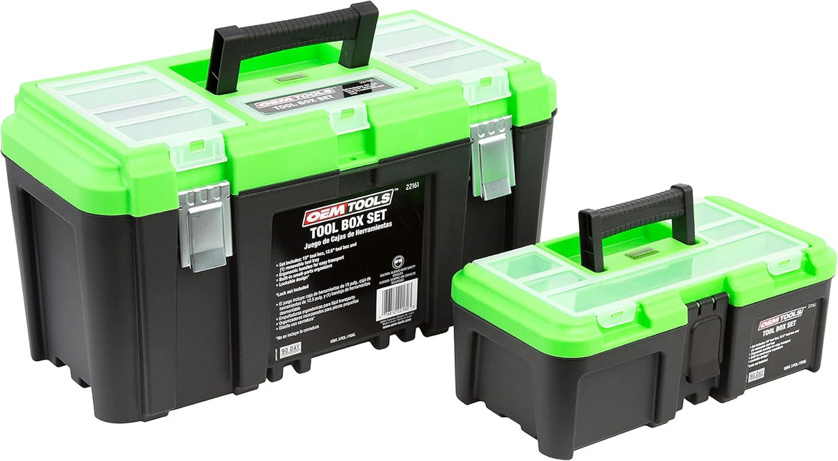 3 Piece Tool Box Set with Removable Tool Tray T9992
