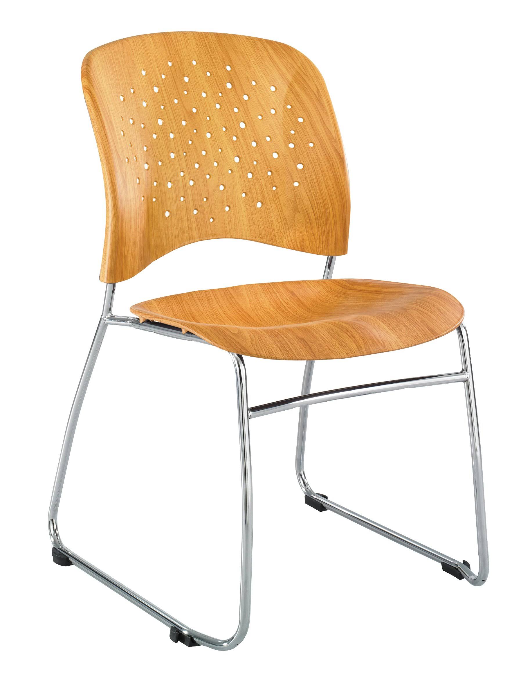 Plastic Wood Back Guest Chair H14692
