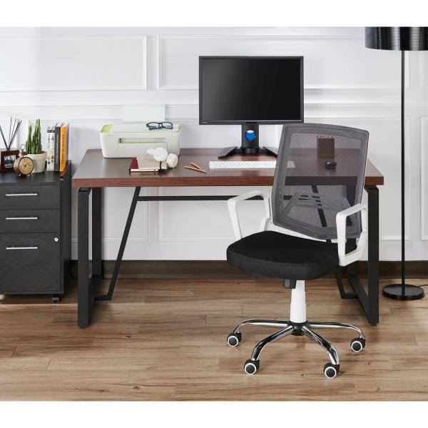 White Mesh Height Adjustable Swivel Office Chair R91695