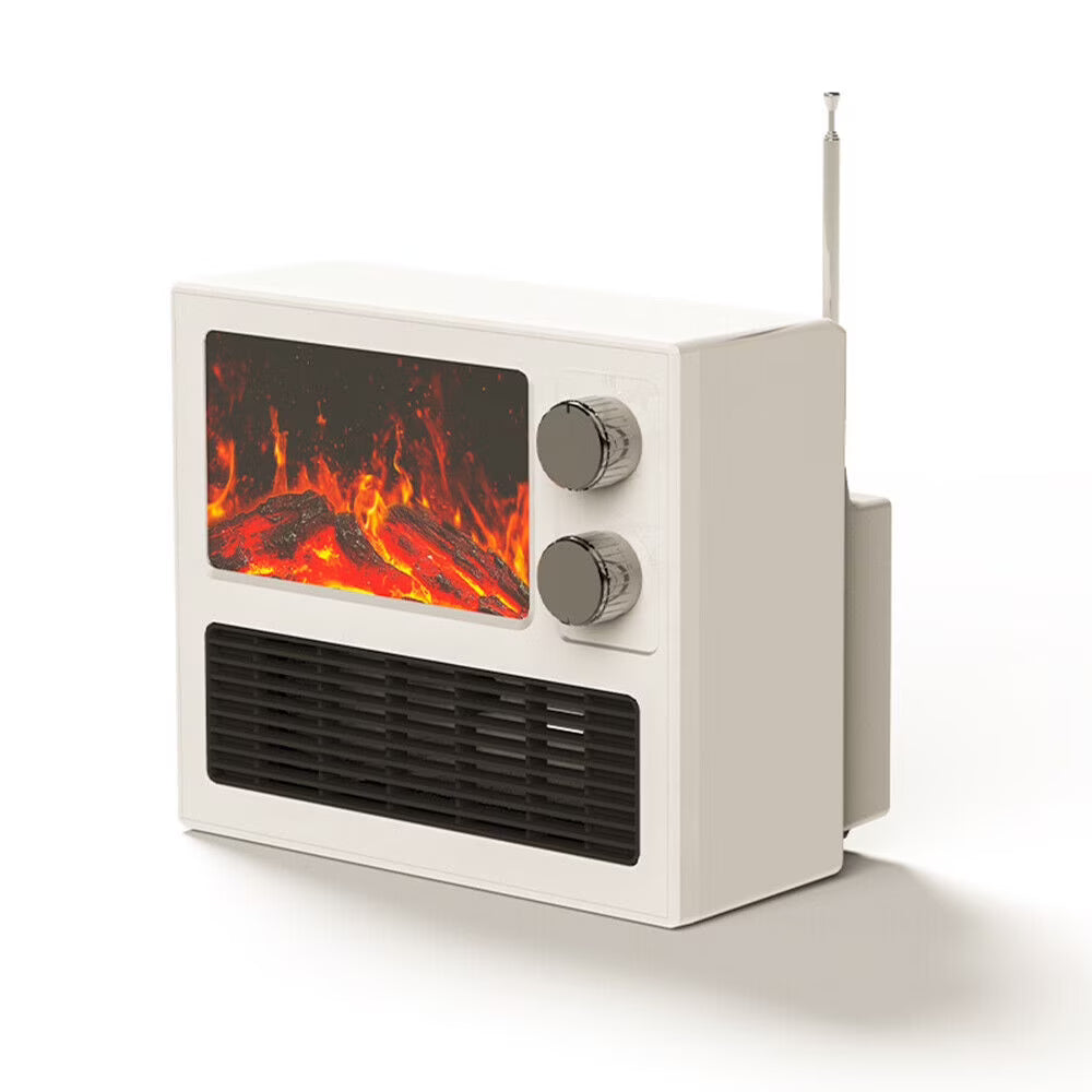 1000W Electric Fireplace Heater with 3D Flame N18831