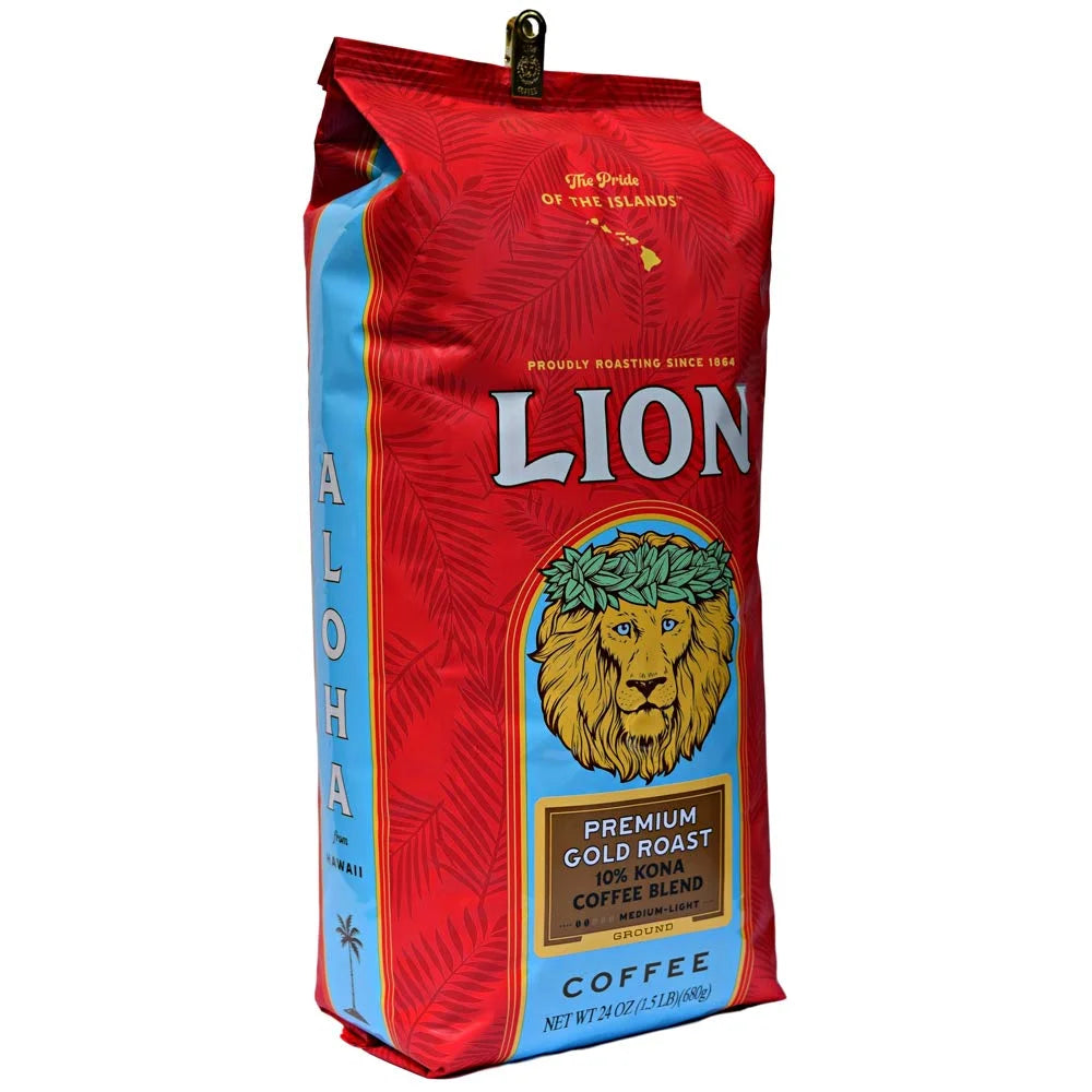 10% Kona Coffee Blend Ground 24 Ounce Bag (Pack of Two) X622355