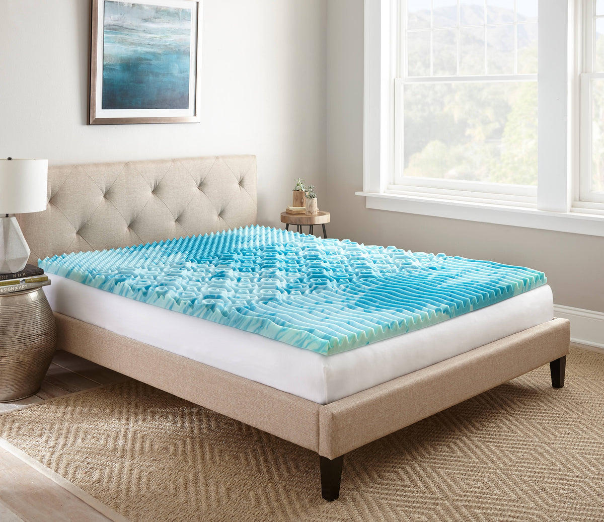 King 2 inch Gel Mattress Topper C99370