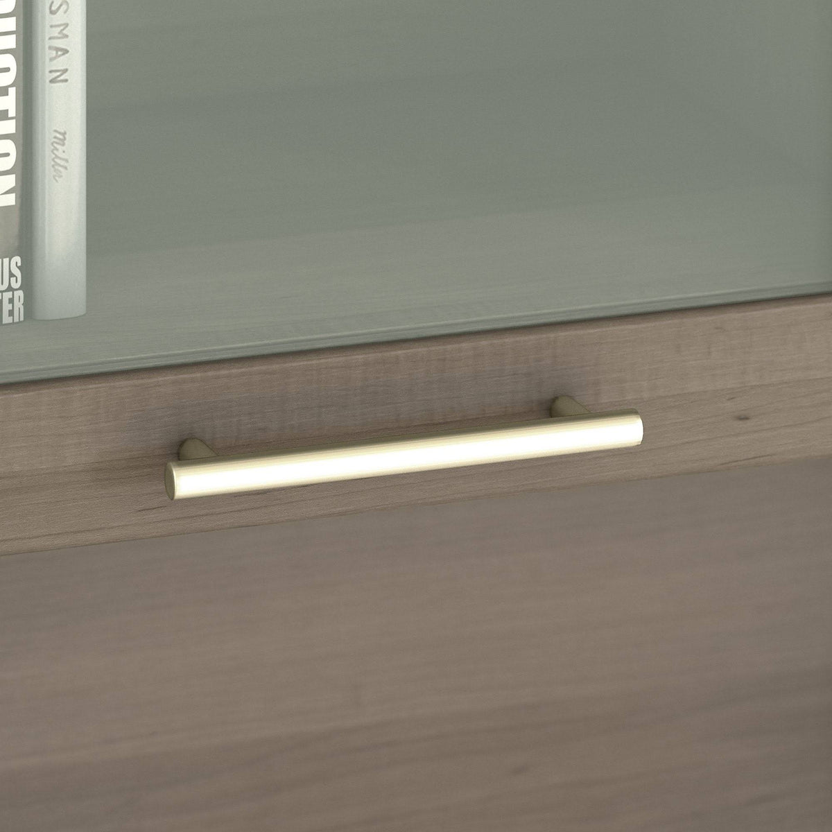 White Desk Hutch V377