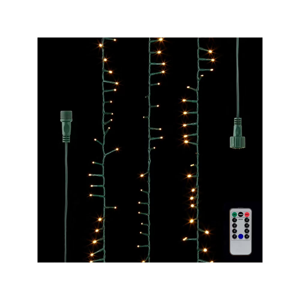 1000 White Lights Connectable Snake Garland Wire P708