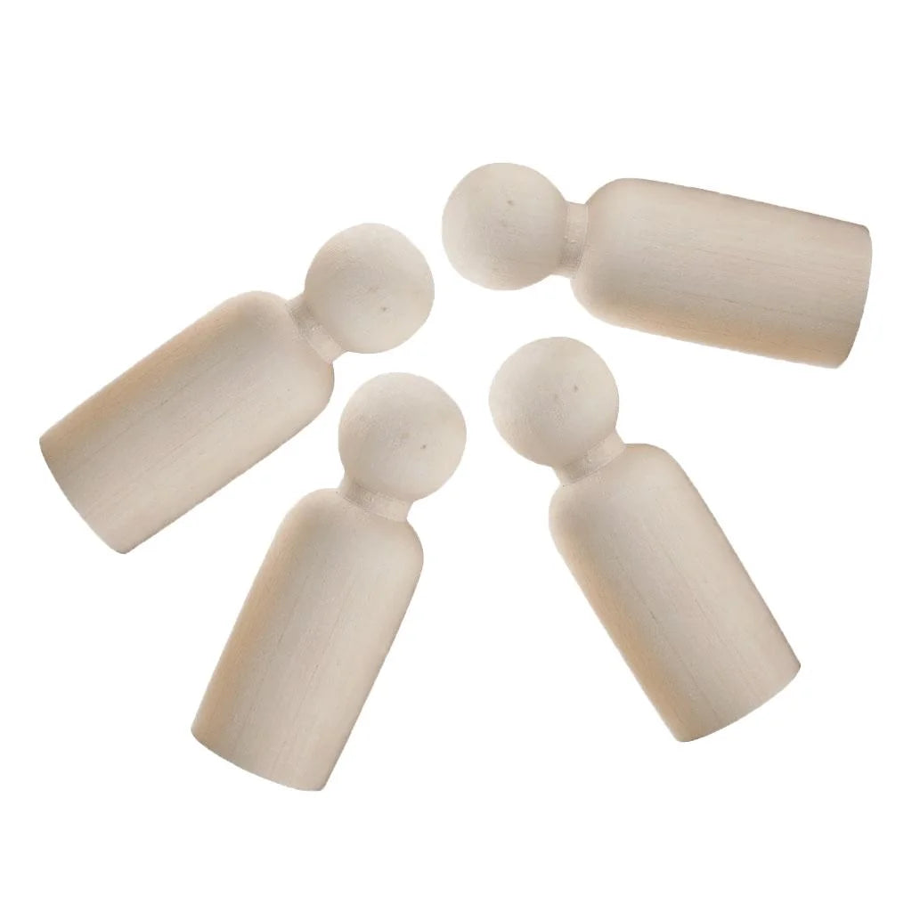 10pcs Wooden Peg Doll Body O965469