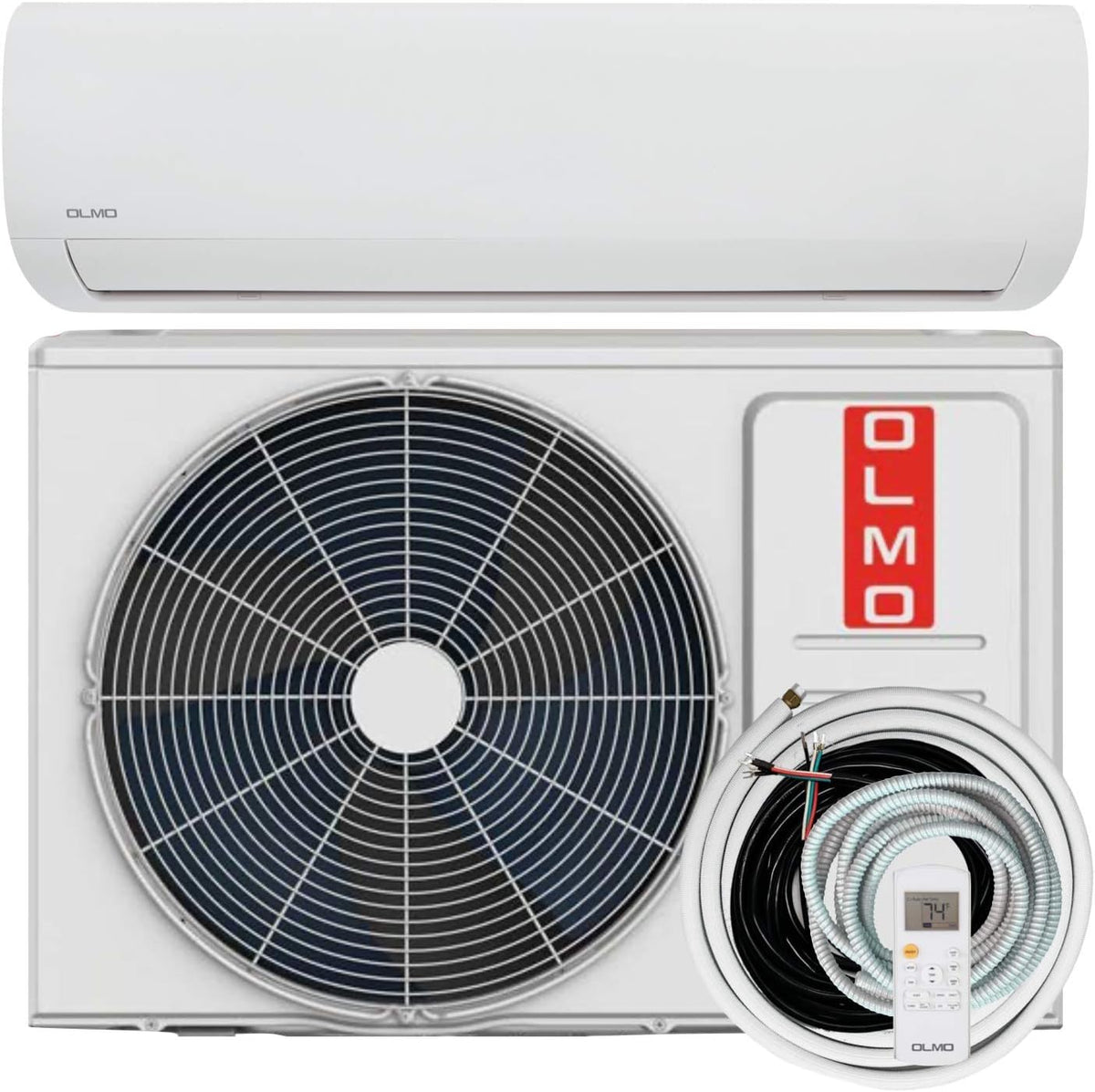 12,000 BTU Ductless Mini Split Air Conditioner Heat Pump with 16ft Installation Kit U611042