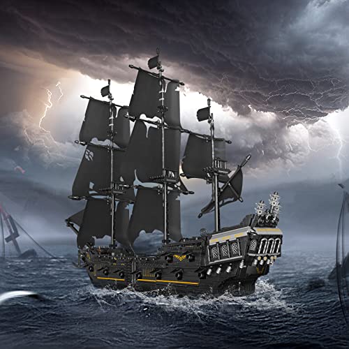 Black Pearl Sailboat Model Building Blocks Set (2868 Pieces) Z2019