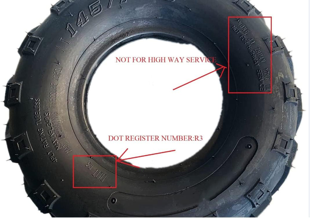 2pcs 18x8.50-8 Tubeless Turf Tires K195630