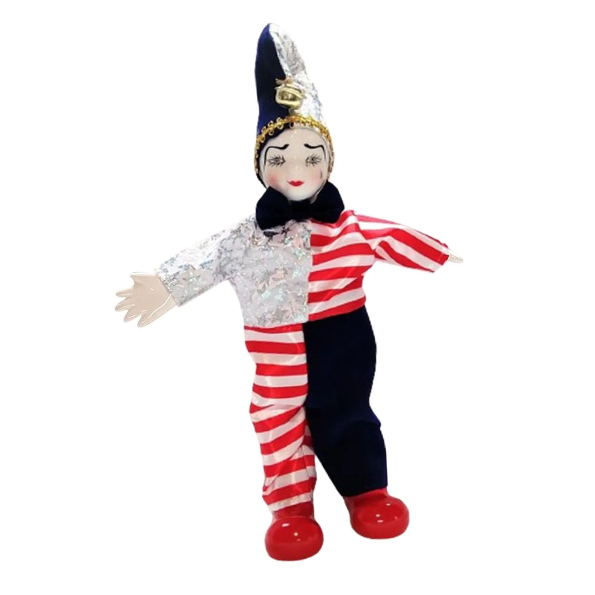 9.84'' Movable Joint Jester Doll K53393
