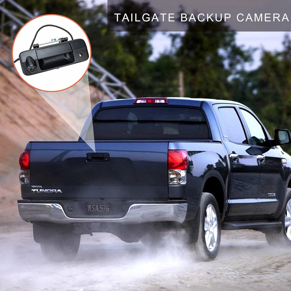Rear View Backup Camera Compatible with Toyota Tundra 2007-2013 U88784