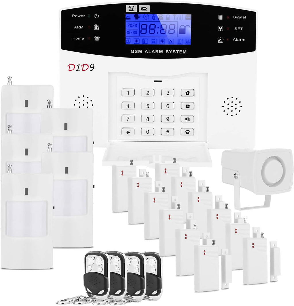 23 pcs Wireless GSM Home Burglar Alarm System Kit G711