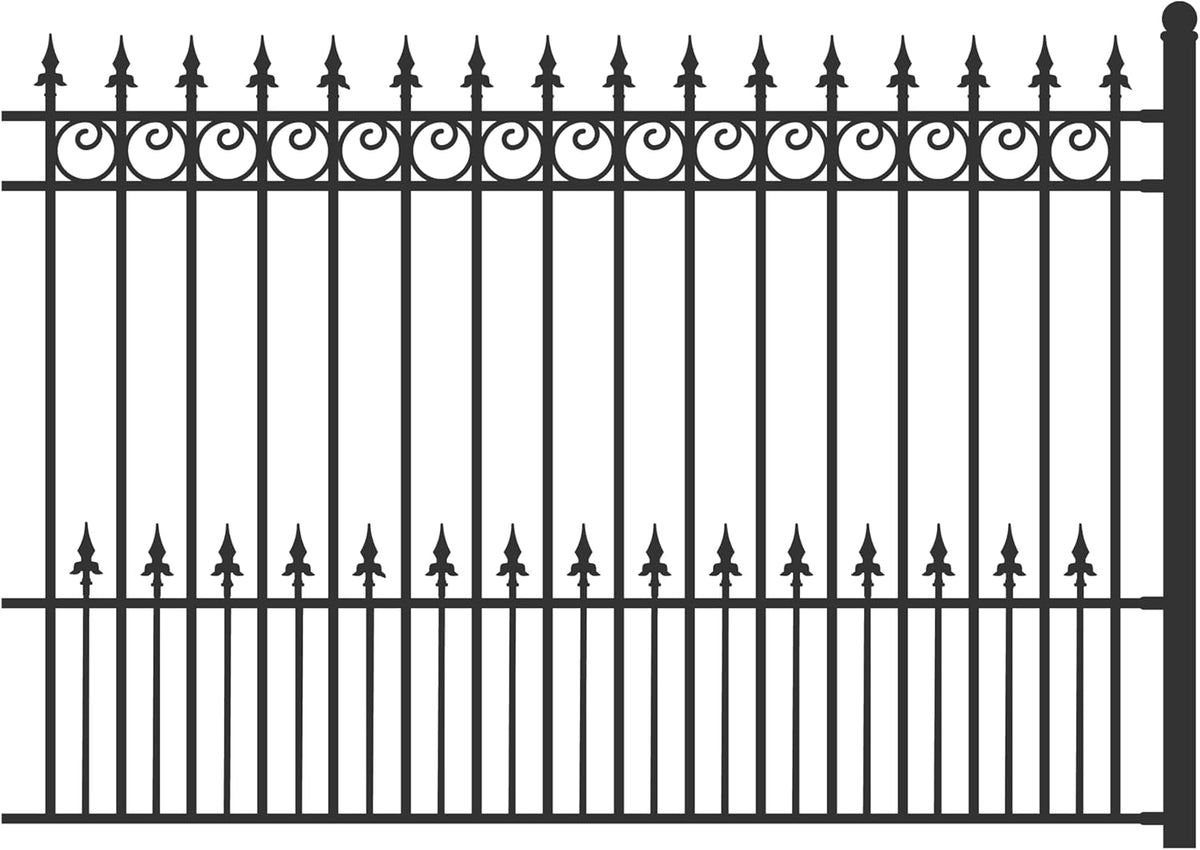 4-Panel Steel Fencing Kit 8x5 Each N29047